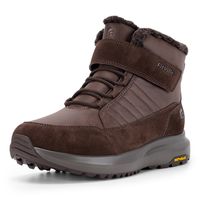 Men'S Shoes Water Resistant - Botas de Inverno Masculinas FitVille com