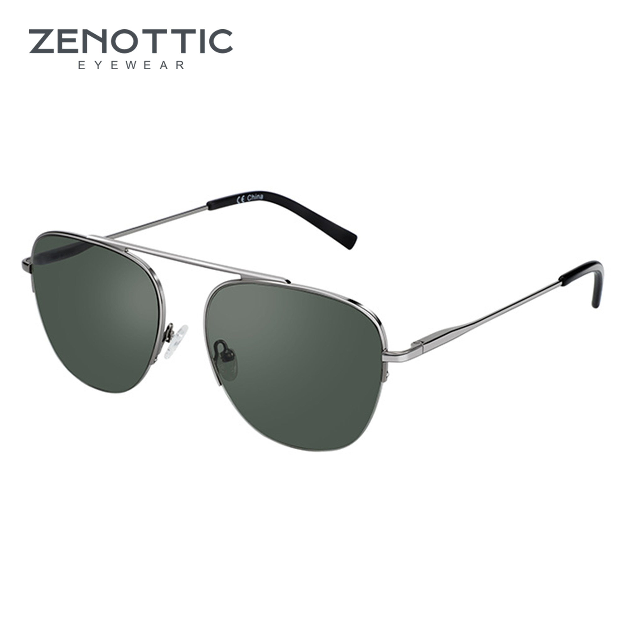 Men Shoes Zegna - Zenottic moda piloto uv400 proteção óculos