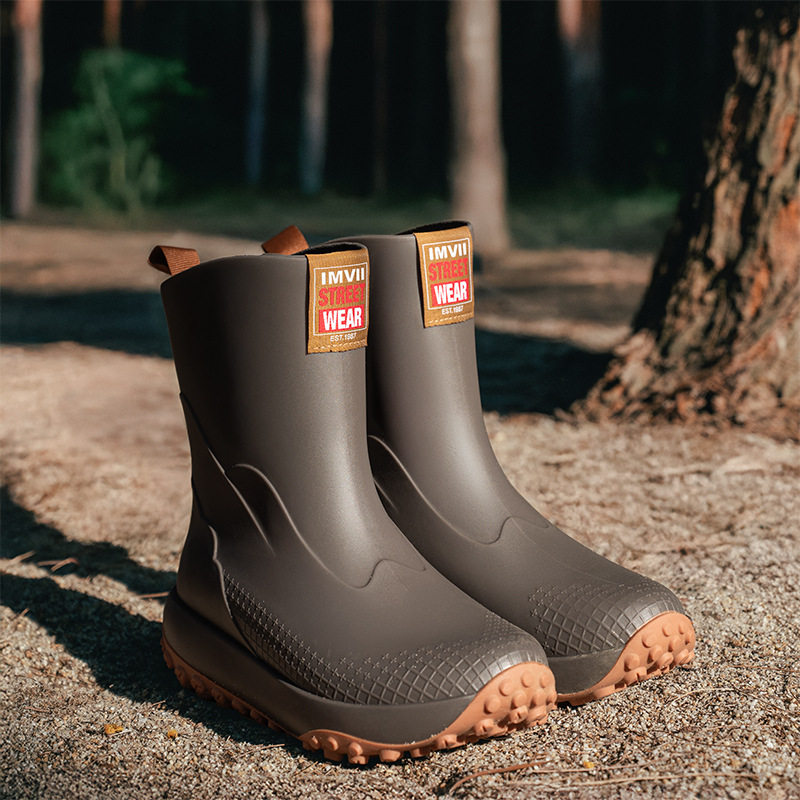 Men'S Shoes Water Resistant - Botas de Chuva Impermeáveis para Homens,