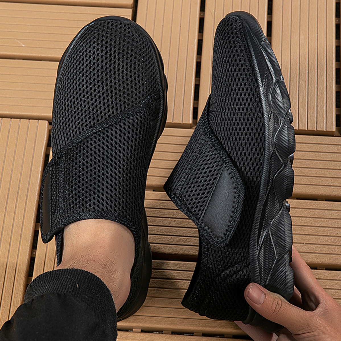 Novos Tênis Masculinos Respirá - Men Shoes Velcro avaliação e preço