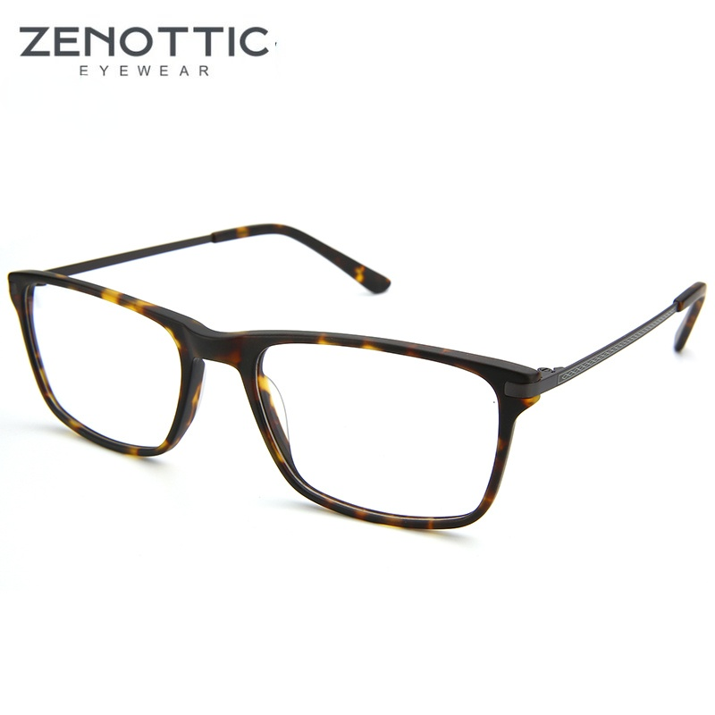 ZENOTTIC-Vintage Acetato Óculo - Men Shoes Zegna avaliação e preço