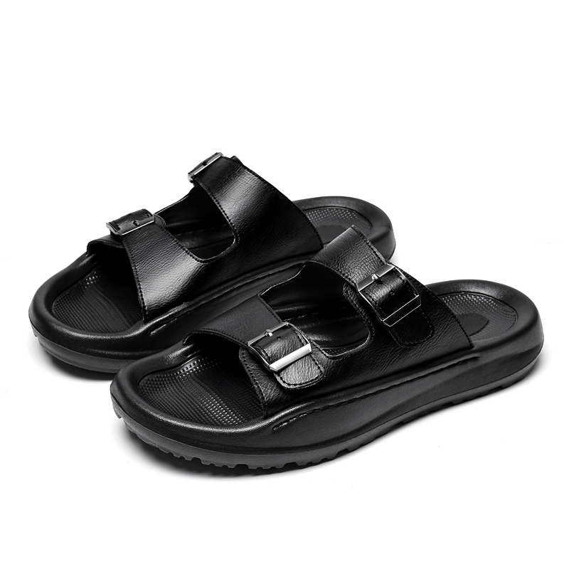 Sandálias masculinas de couro  - Men Shoes Velcro avaliação e preço