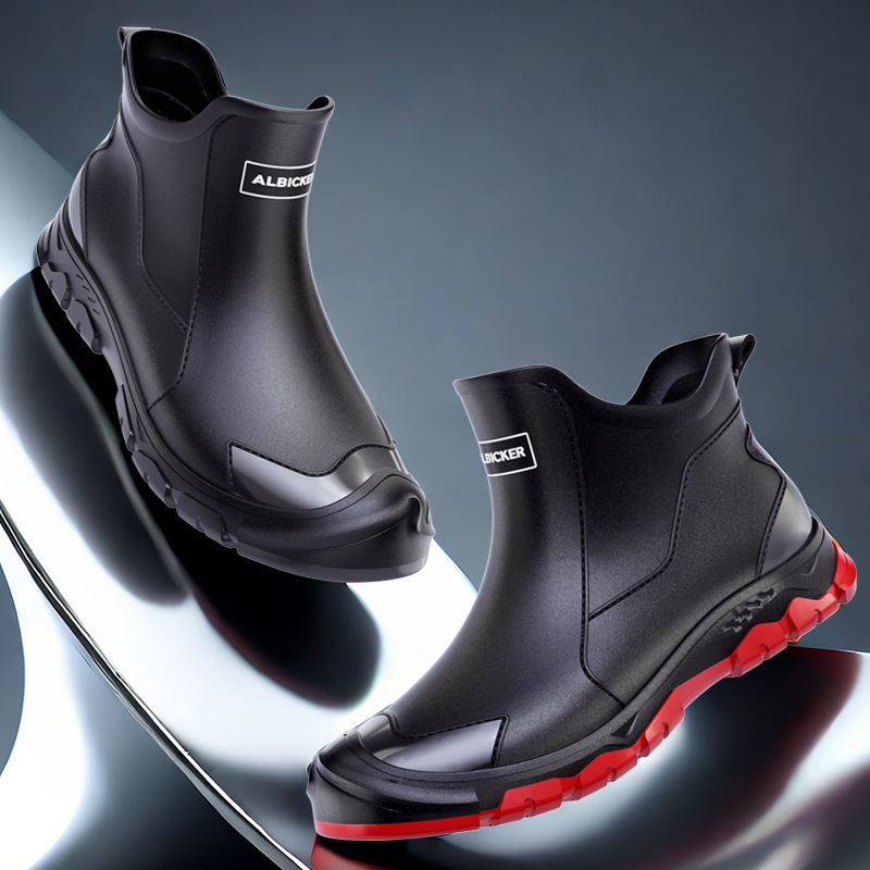 Botas de Chuva Curtas Masculin - Men'S Shoes Water Resistant avaliação e preço