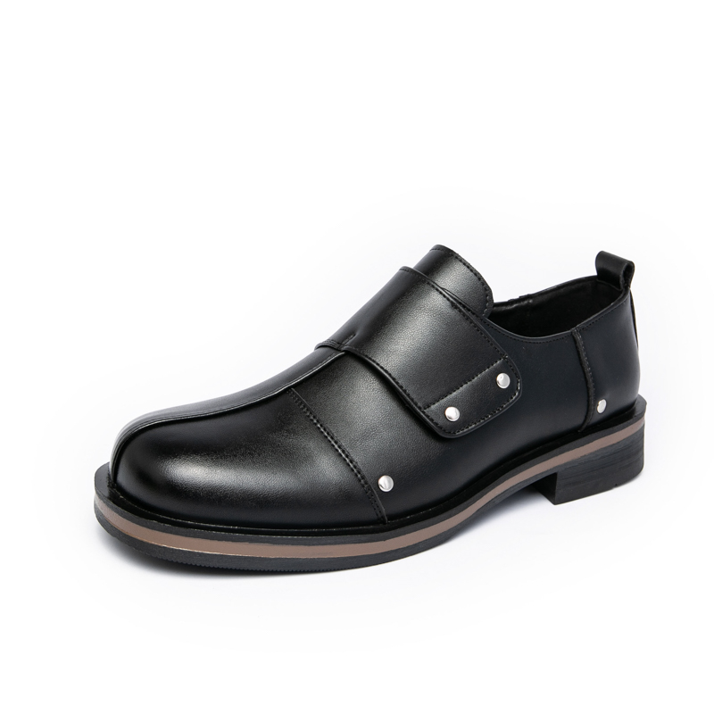 Sapatos masculinos de couro co - Men Shoes Velcro avaliação e preço