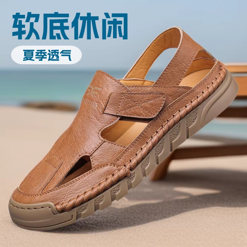 Sandálias masculinas de verão, - Men Shoes Velcro avaliação e preço
