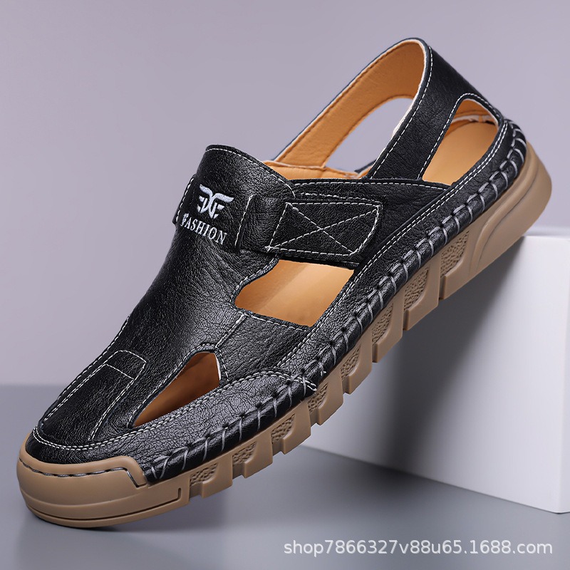 Sandálias masculinas de verão, - Men Shoes Velcro avaliação e preço