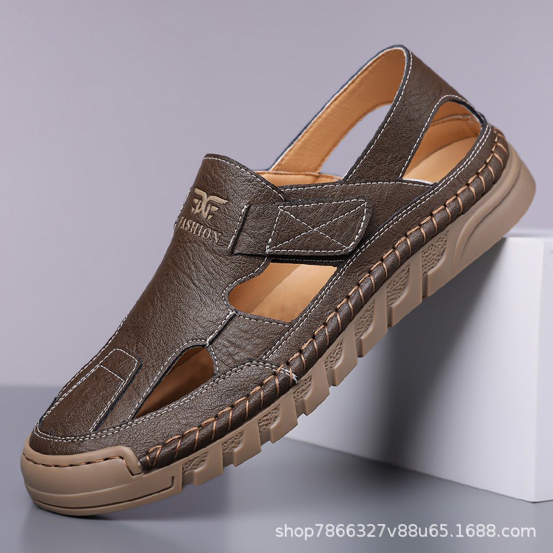 Sandálias masculinas de verão, - Men Shoes Velcro avaliação e preço