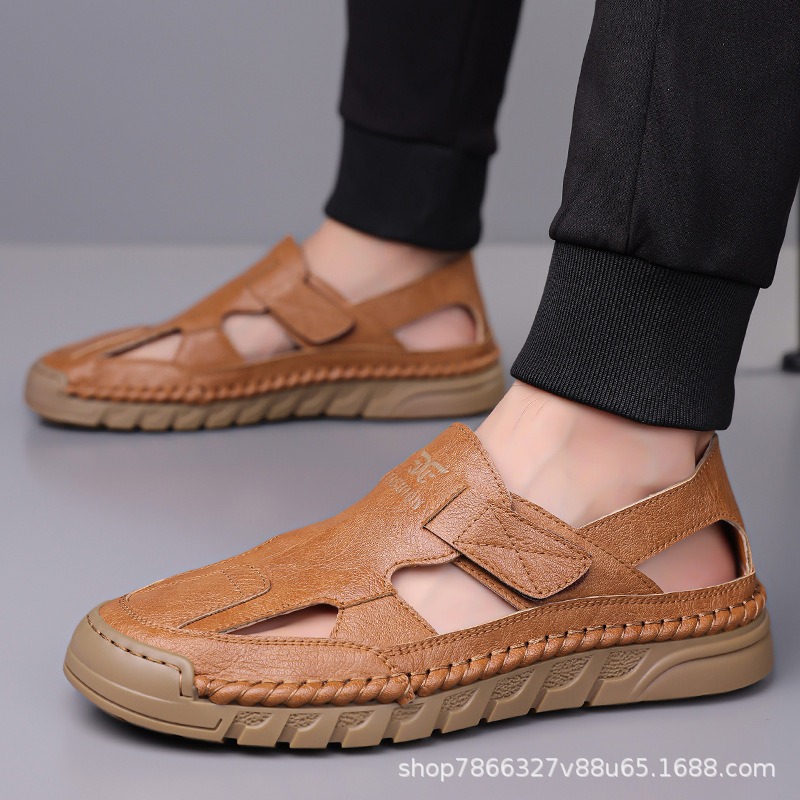 Sandálias masculinas de verão, - Men Shoes Velcro avaliação e preço