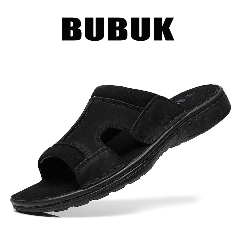 Chinelos de Couro Masculinos B - Men Shoes Velcro avaliação e preço