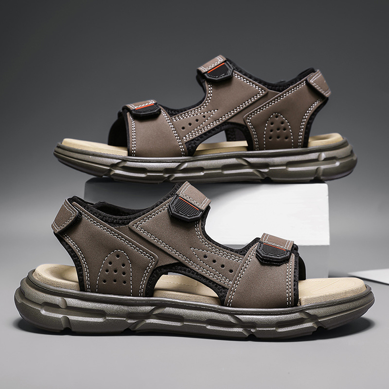 Sandálias masculinas de verão  - Men Shoes Velcro avaliação e preço