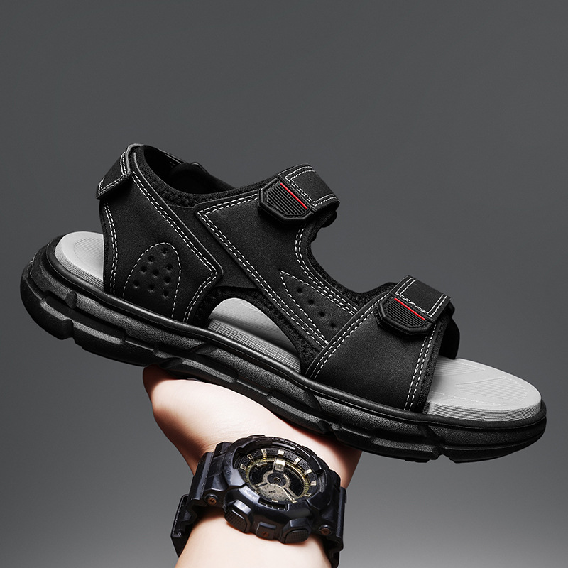 Sandálias masculinas de verão  - Men Shoes Velcro avaliação e preço