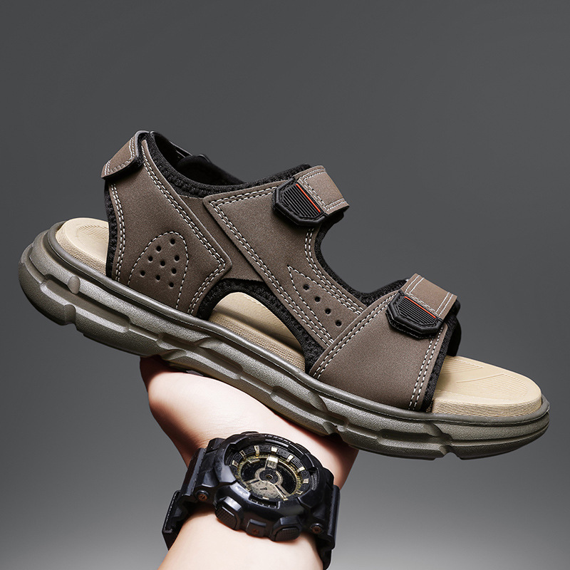 Sandálias masculinas de verão  - Men Shoes Velcro avaliação e preço