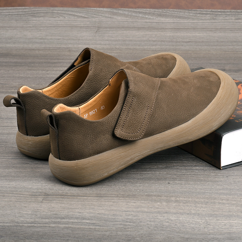 Mocassins Casuais Masculinos 2 - Men Shoes Velcro avaliação e preço